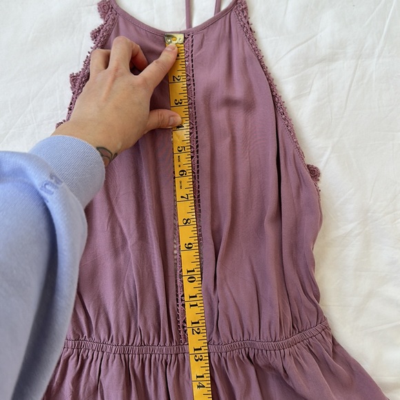 Romper, mauve, pink, purple, size XS - Picture 9 of 11
